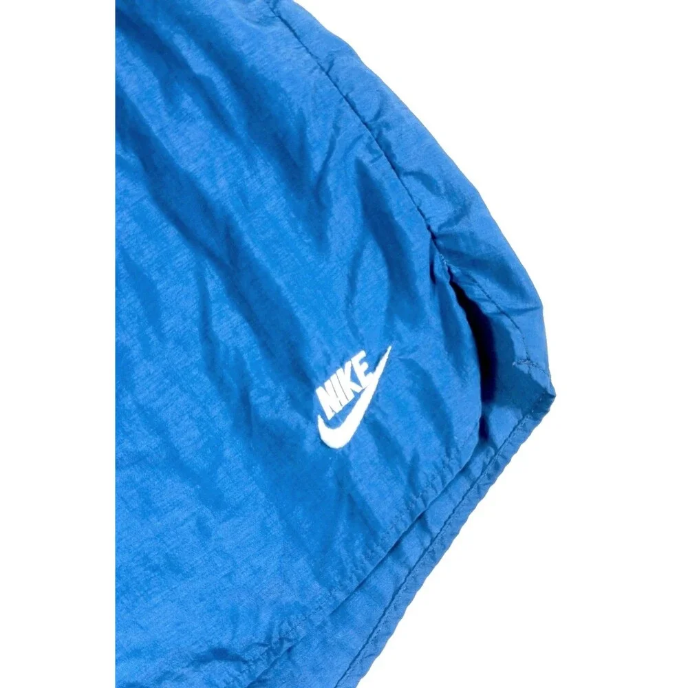 Vintage 90s Nike Challenger Running Shorts  Made in USA Blue Split Rare Retro